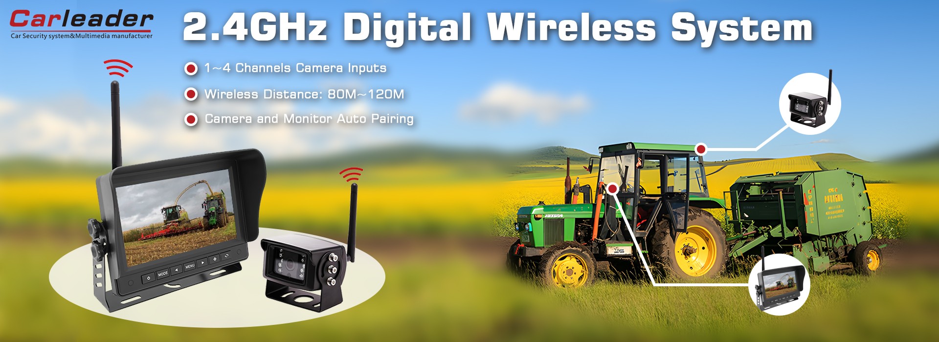 2.4GHz డిజిటల్ వైర్‌లెస్ సిస్టమ్