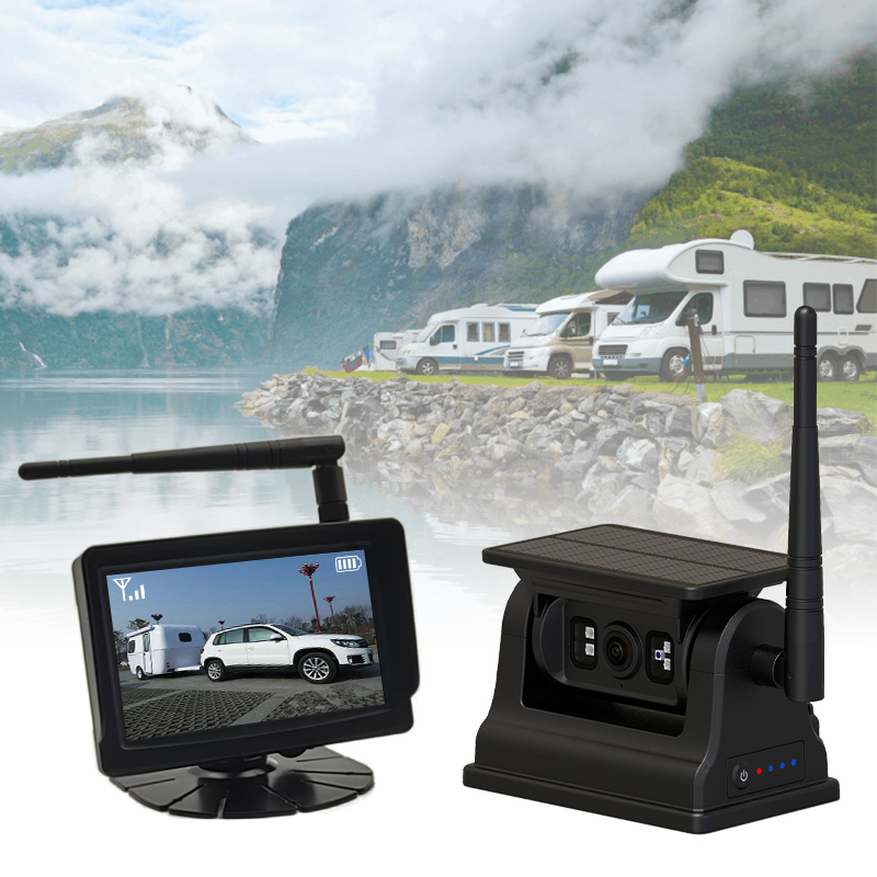 5 అంగుళాల వైర్‌లెస్ సోలార్ పవర్డ్ రీఛార్జిబుల్ మాగ్నెటిక్ వెహికల్ కెమెరా సిస్టమ్---సురక్షితమైన డ్రైవింగ్ కోసం మీ ఉత్తమ భాగస్వామి