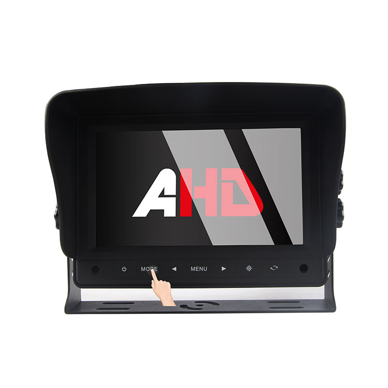 కార్లీడర్ 7 అంగుళాల టచ్ బటన్లు 2CH హెవీ డ్యూటీ AHD వెహికల్ మాంటియర్