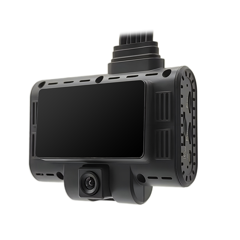 ఫ్లీట్ వెహికల్స్ కోసం 4G GPS, ADAS, DSM మరియు WiFiతో 3CH DVR AI డాష్ కెమెరా